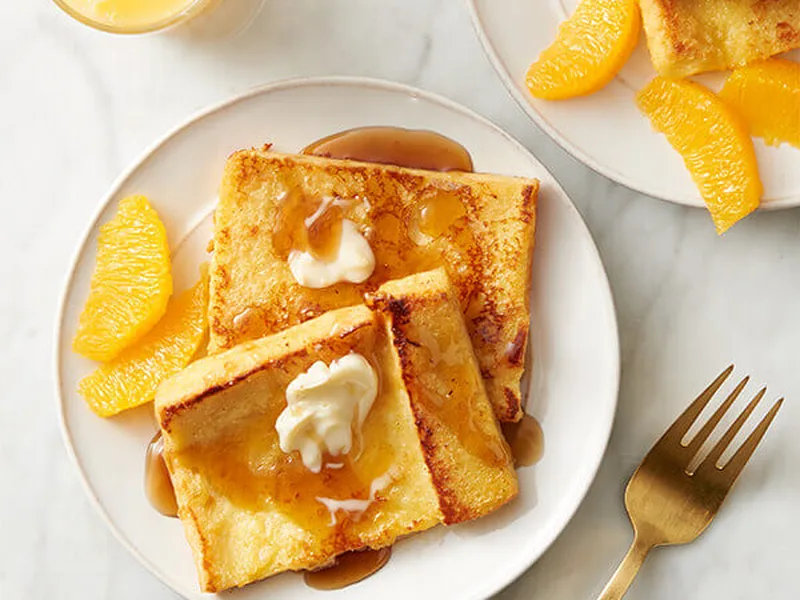 Baked Custard French Toast with Caramelized Sugar