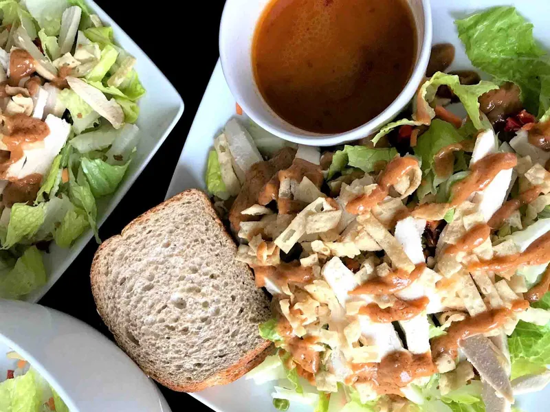 Copycat Panera Spicy Thai Salad with Chicken