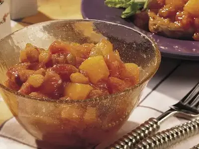Slow-Cooker Golden Fruit Chutney with Pineapple and Apricots