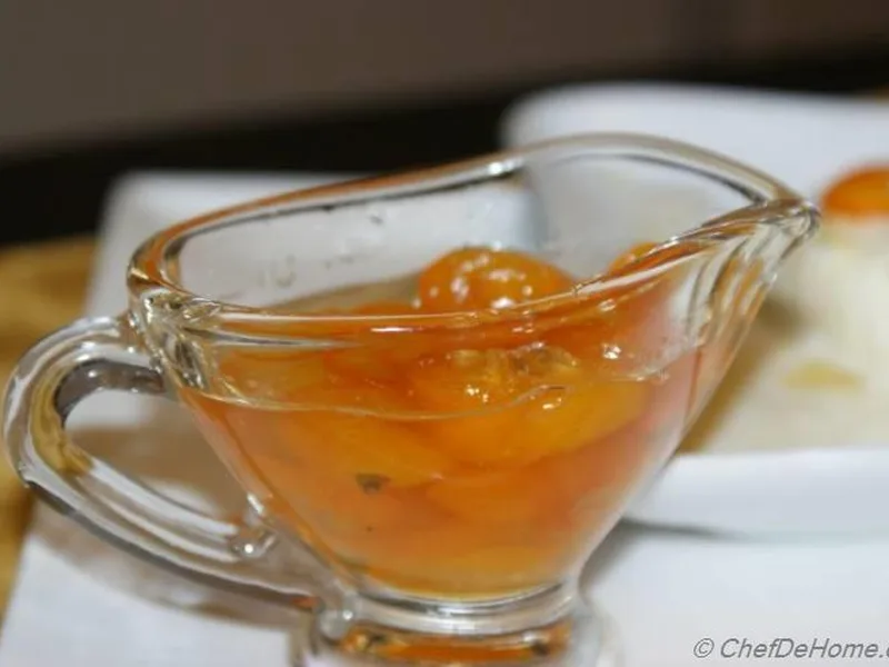 Candied Kumquat in Sweet Orange Syrup - Easy 20-Minute Recipe