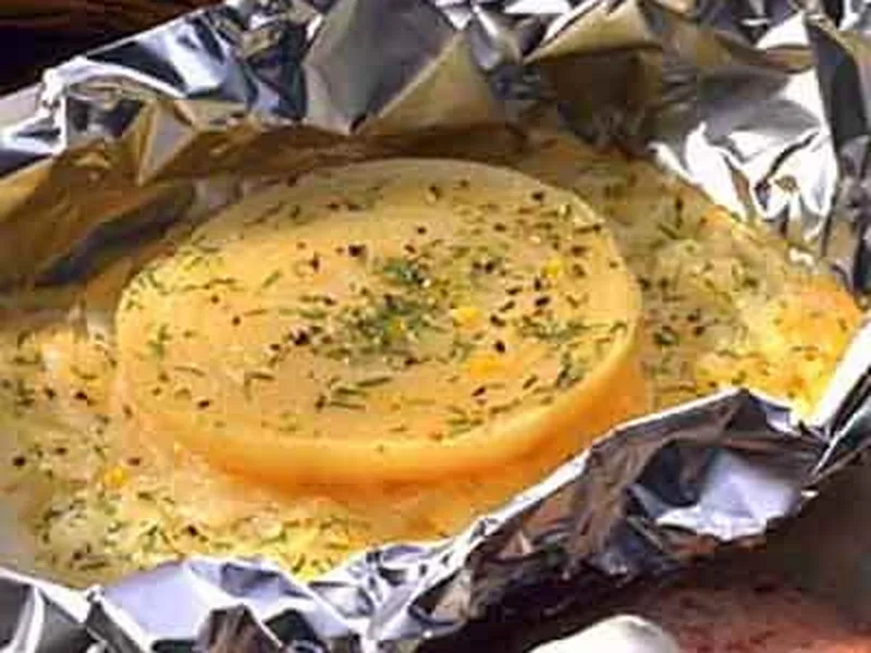 Foil-Baked Hash Brown Bundles with Dill