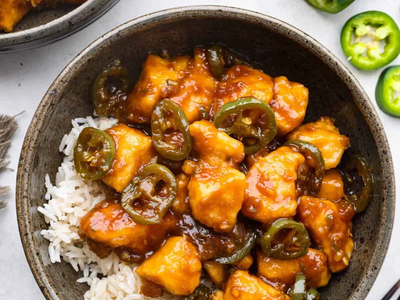 Crispy Jalapeño Chicken with Sweet Soy Glaze