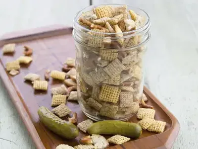 Dill Pickle Ranch Chex Mix - Tangy Seasoned Snack Mix