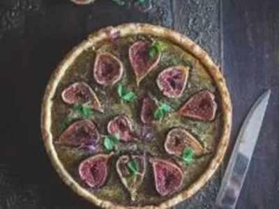 Fig and Poppy Seed Cream Cheese Tart