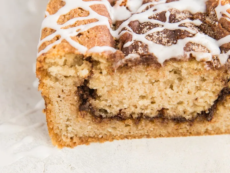 Sugar-Free Cinnamon Swirl Bread with Almond Flour