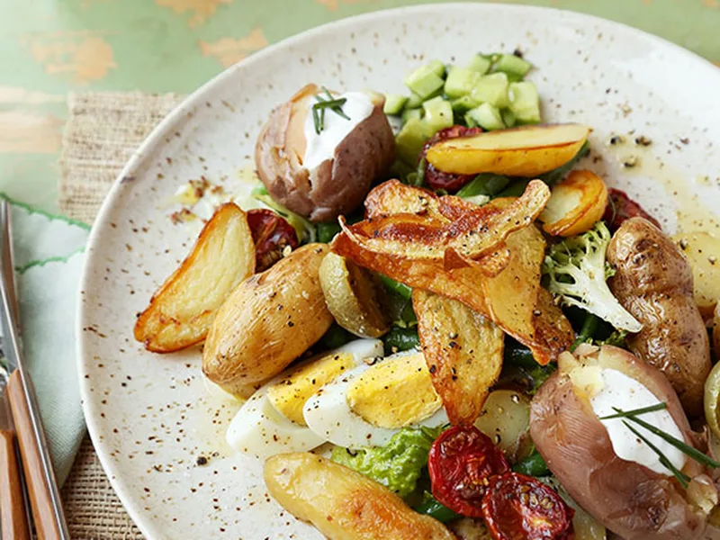 Idaho Fingerling Potato Salad with Mustard Vinaigrette