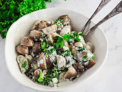 Buttermilk Ranch Potato Salad with Fresh Herbs