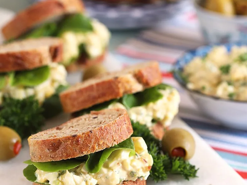 Bacon Horseradish Egg Salad