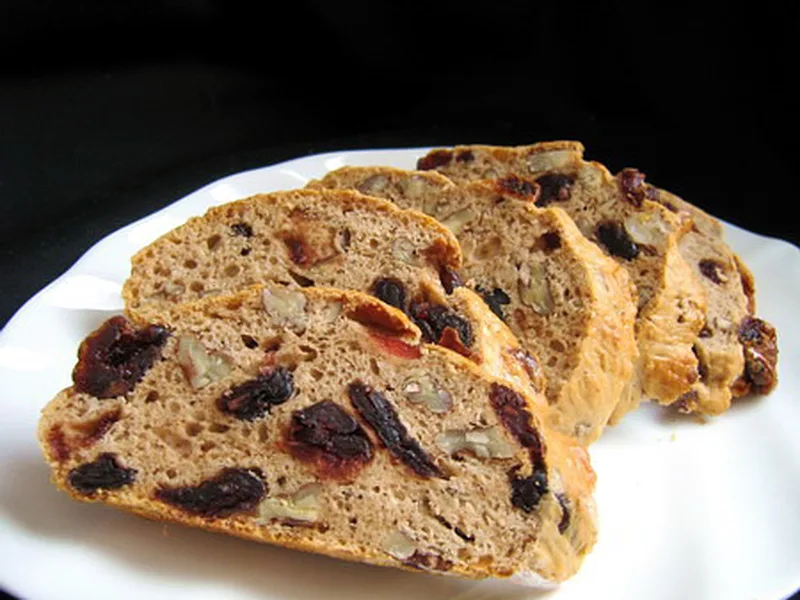 Cranberry Almond Biscotti - Light Sugar-Free Version