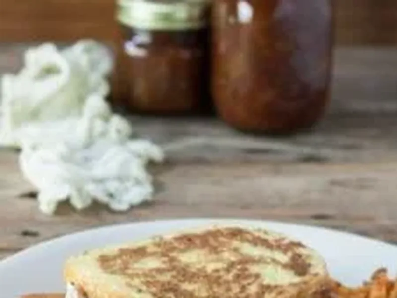 Crispy Egg-Dipped Chicken Monte Cristo Sandwich