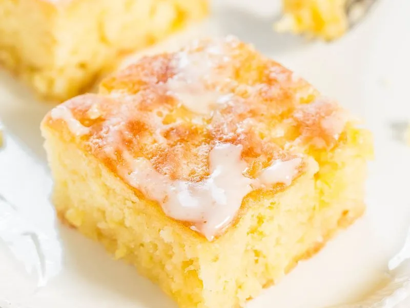 Glazed Crushed Pineapple Cake