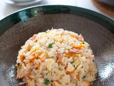Japanese Fried Rice with Instant Seasoning