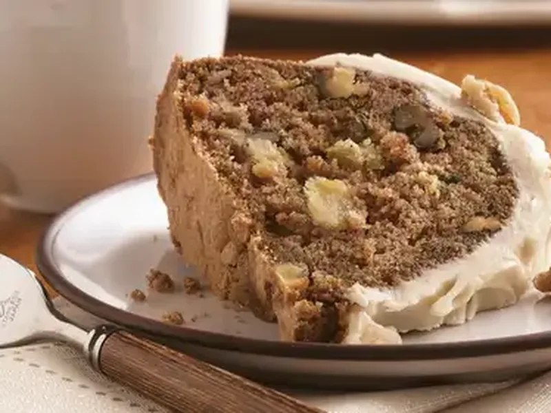 Chunky Apple Bundt Cake with Browned Butter Frosting