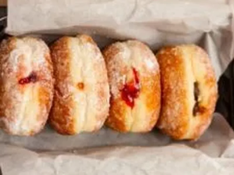 Classic German Berliner Jelly-Filled Donuts with Cinnamon Sugar