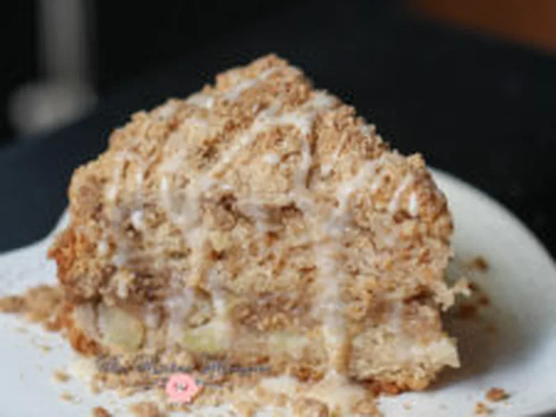 Apple Crumb Cake with Apple Cider Glaze