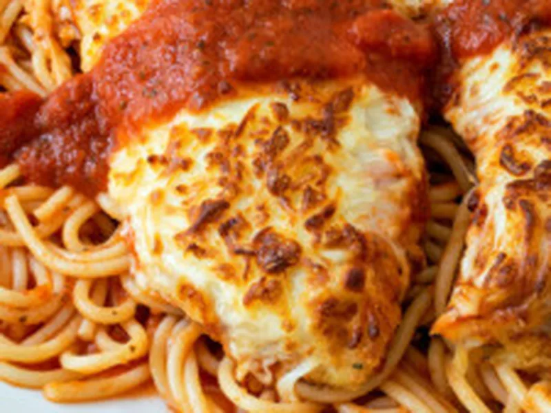 Air Fryer Turkey Cutlet Parmesan with Crispy Coating