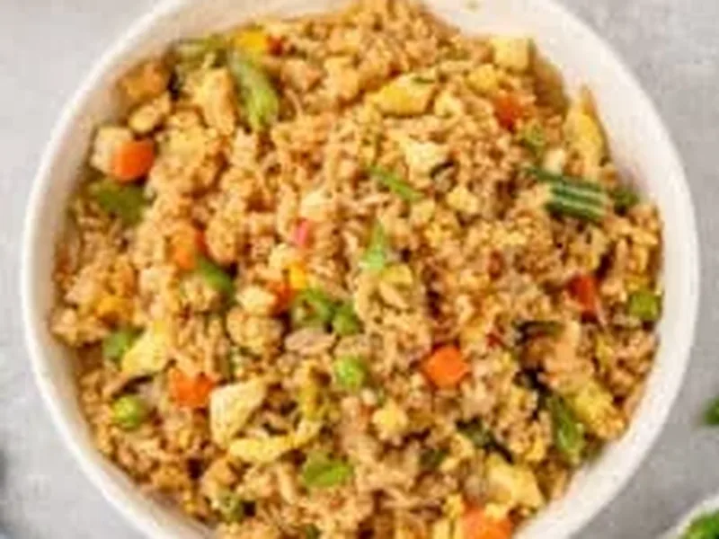 Vegan Tofu Scramble Fried Rice with Kala Namak