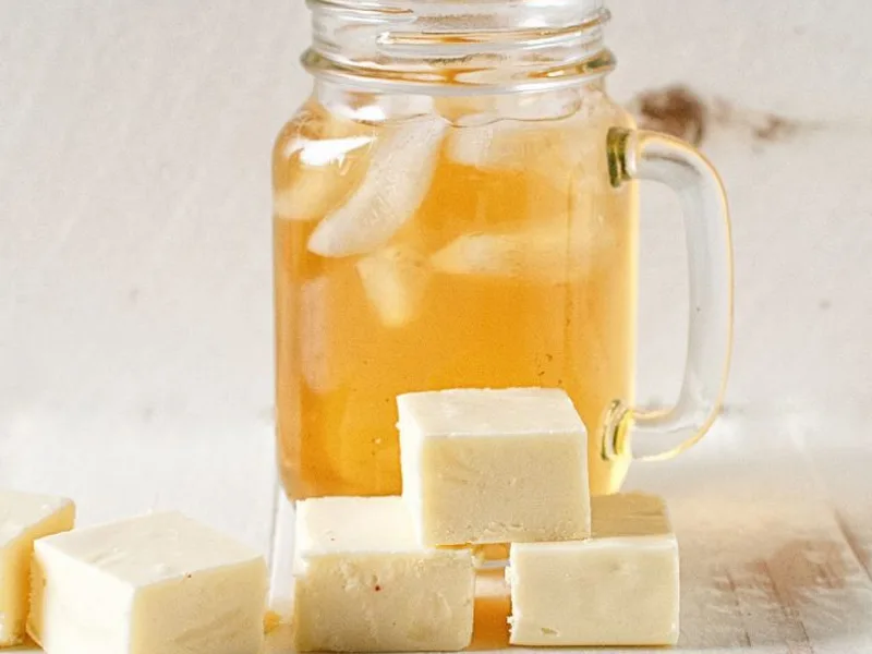 Sweet Tea and Lemon White Chocolate Fudge