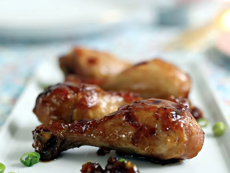 Sticky Sweet Honey Balsamic Chicken Drumsticks