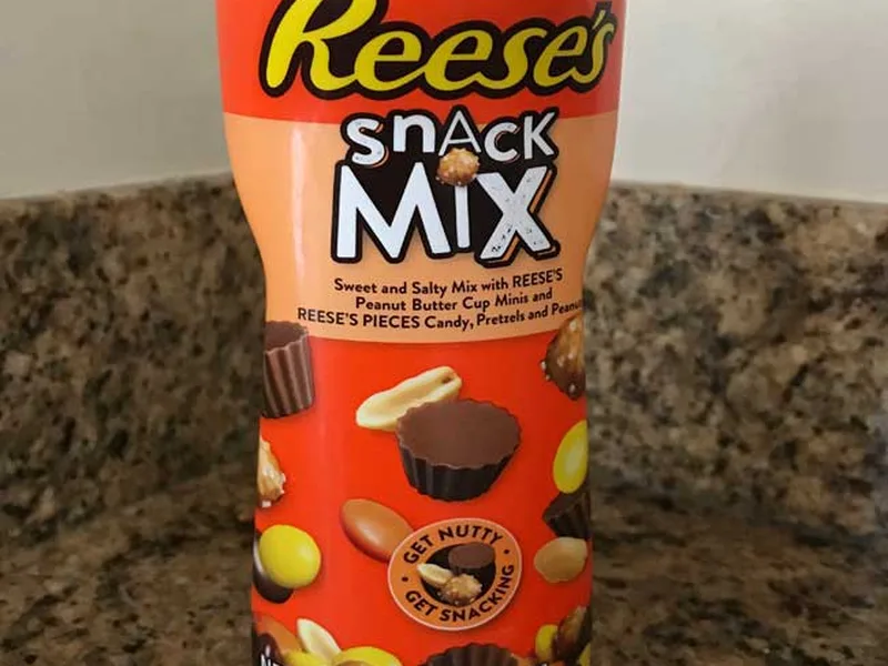 3D Chewy Chocolate Reese's Cookies with Snack Mix Topping