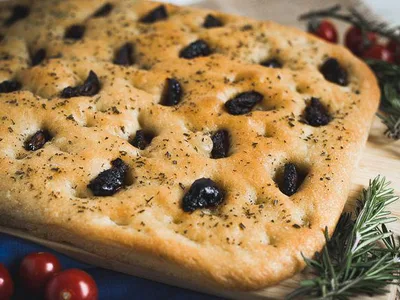 Focaccia with Sun-Blushed Tomatoes and Rosemary