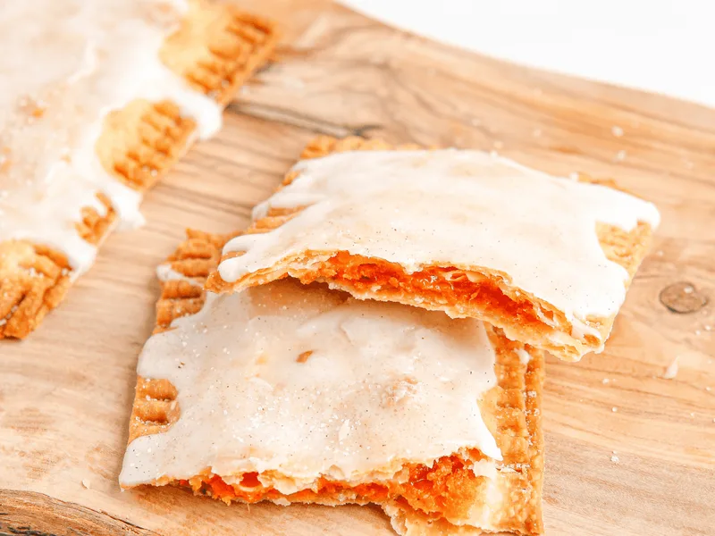 Air Fryer Pumpkin Pie Pop Tarts with Cinnamon Sugar