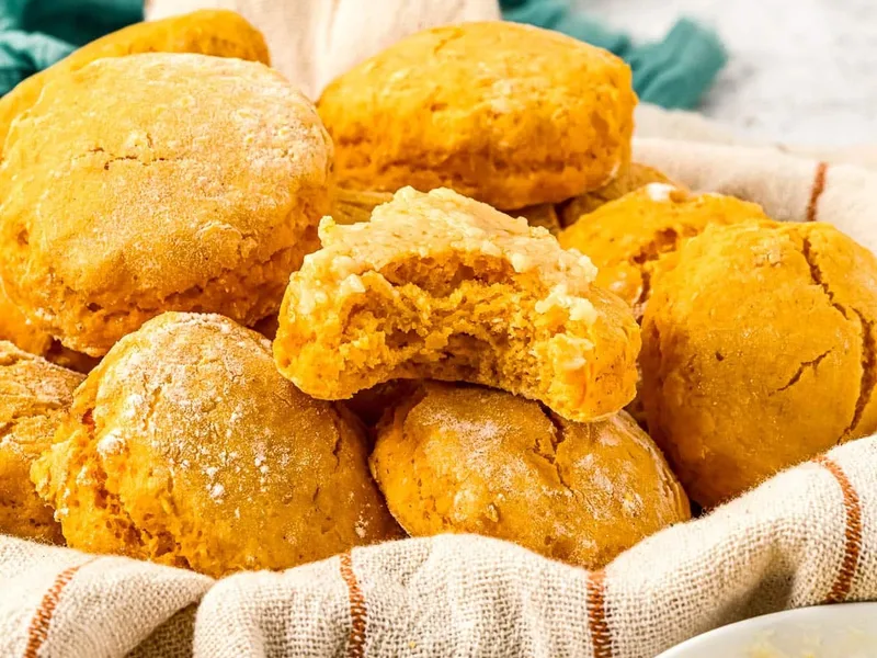 Sweet Potato Biscuits with Brown Sugar and Cinnamon