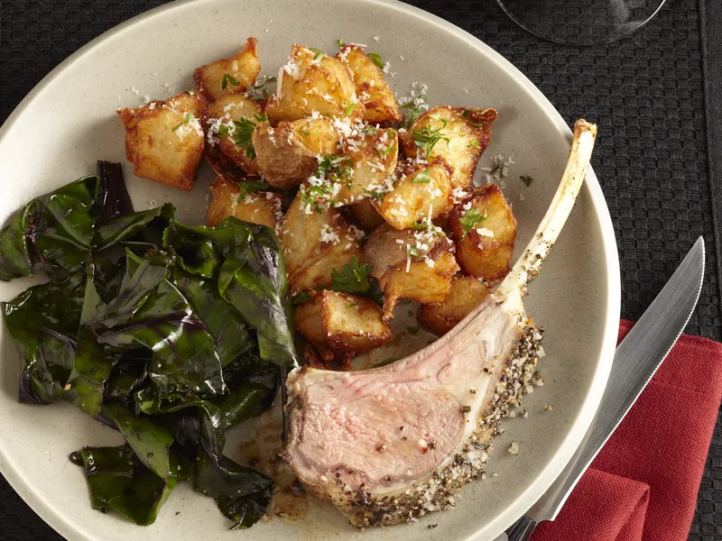 Crispy Ripped Idaho Potato Fritters with Parmesan and Herbs