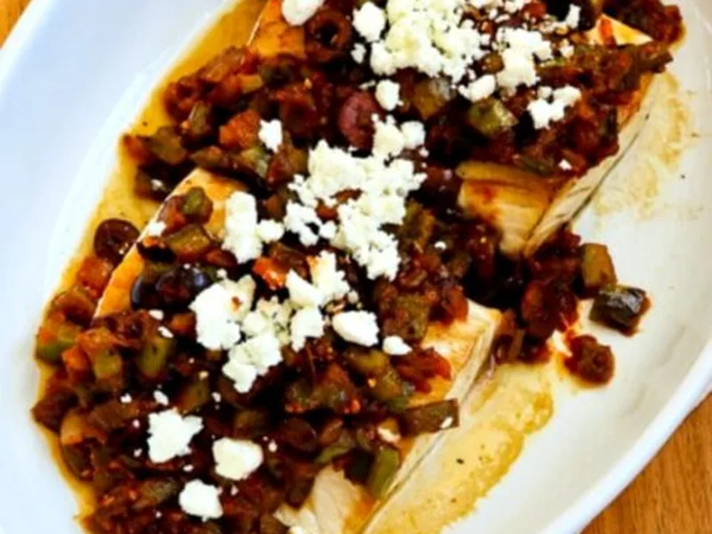 Pan-Seared Mahi Mahi with Mediterranean Salsa