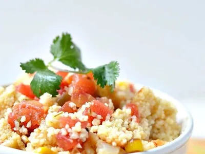 Tex-Mex Couscous with Corn and Spices