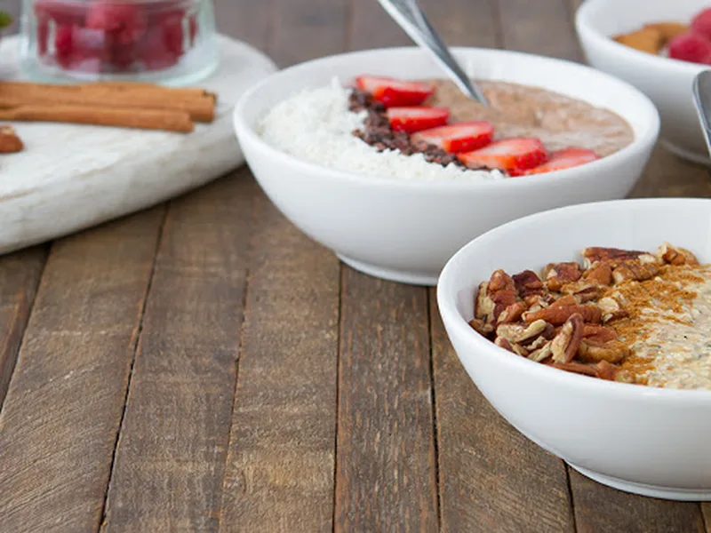 Keto Coconut Hemp Overnight Oats with Chia Seeds