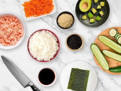 TikTok Salmon Rice Bowl with Sriracha Mayo