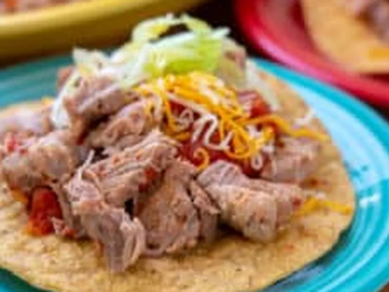 Pressure Cooker Pulled Pork Tacos