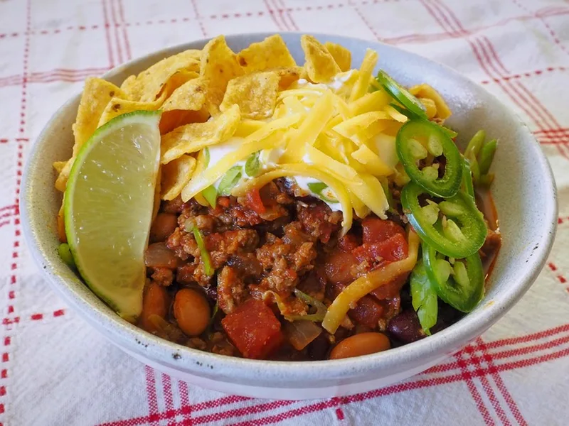 5-Ingredient Chili with Ground Beef and Beans