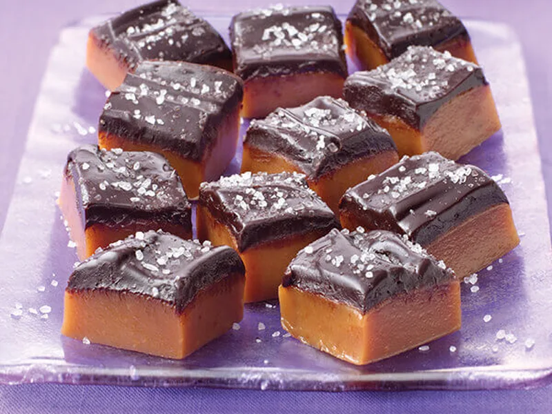 Homemade Chocolate Sea Salt Caramels