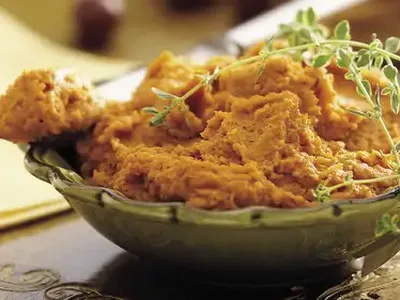 Roasted Carrot and Sweet Potato Herb Spread