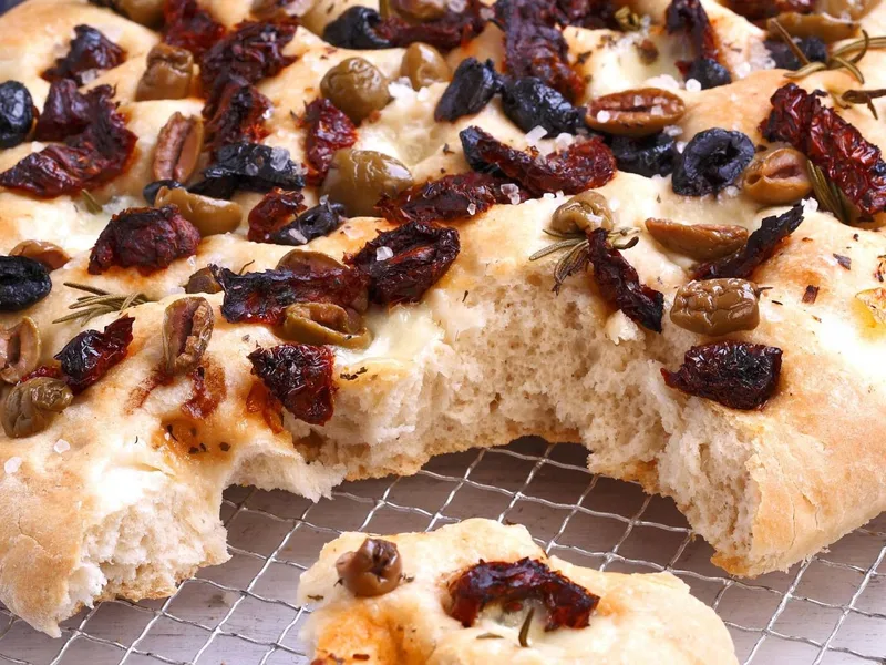 Gluten-Free Sun-Dried Tomato Focaccia with Fresh Rosemary