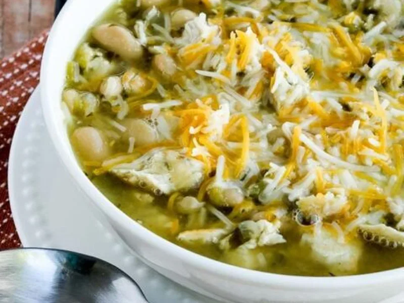 Instant Pot White Chicken Chili with Green Chiles