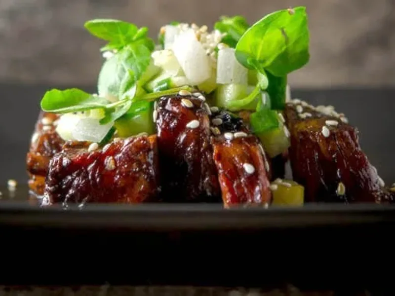 Japanese Beef Teriyaki with Sesame Cucumber Salad