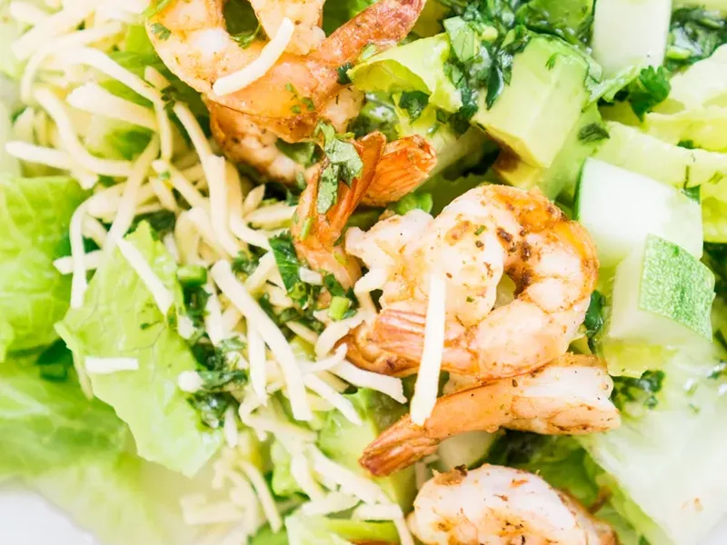 Baja Shrimp Salad with Cilantro Lime Dressing
