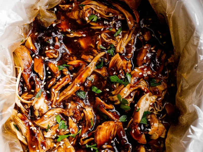 Slow Cooker Hoisin Chicken with Ginger Garlic