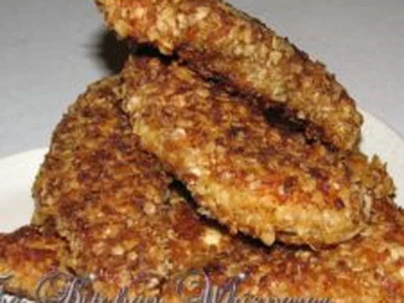 Crispy Oat Crusted Chicken Tenders with Parmesan