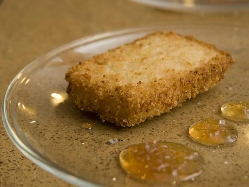 Lemon Ginger Risotto Panko Cakes