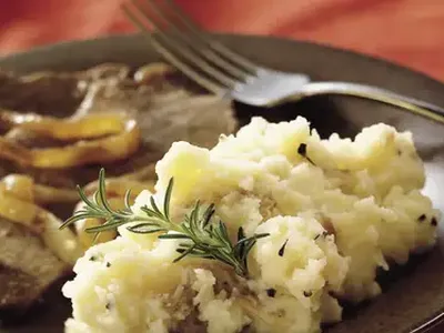 Rosemary-Parmesan Yukon Gold Mashed Potatoes
