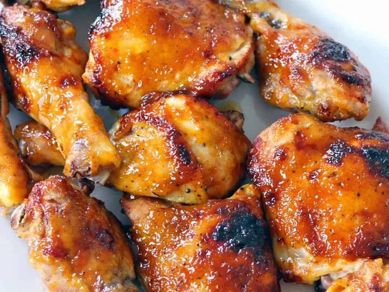 Crispy Oven-Baked BBQ Chicken with Three-Baste Technique