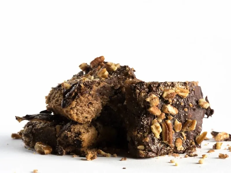 Passover Pecan Chocolate Chip Blondies with Potato Starch