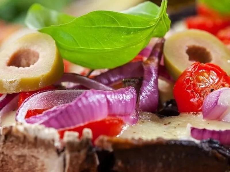 Weight Watchers Portabella Mushroom Pizzas with Spinach