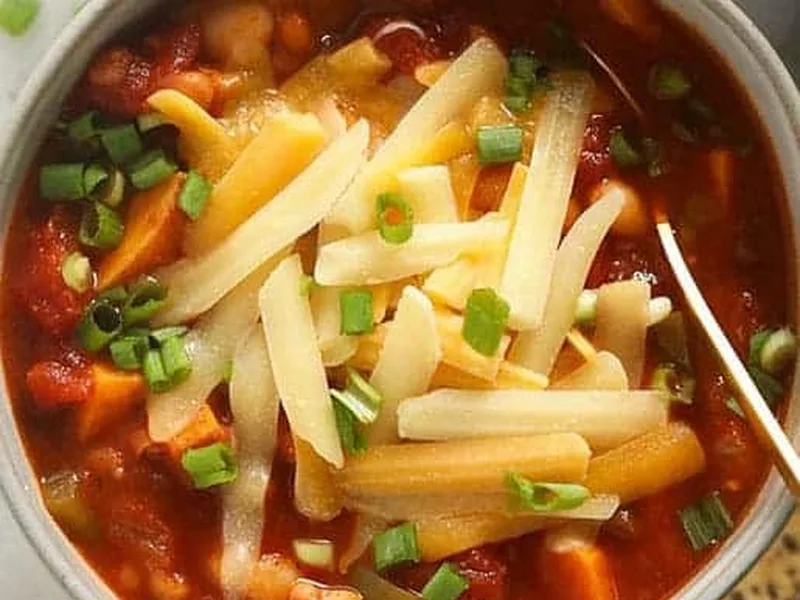 Vegetarian Sweet Potato Chili with White Beans