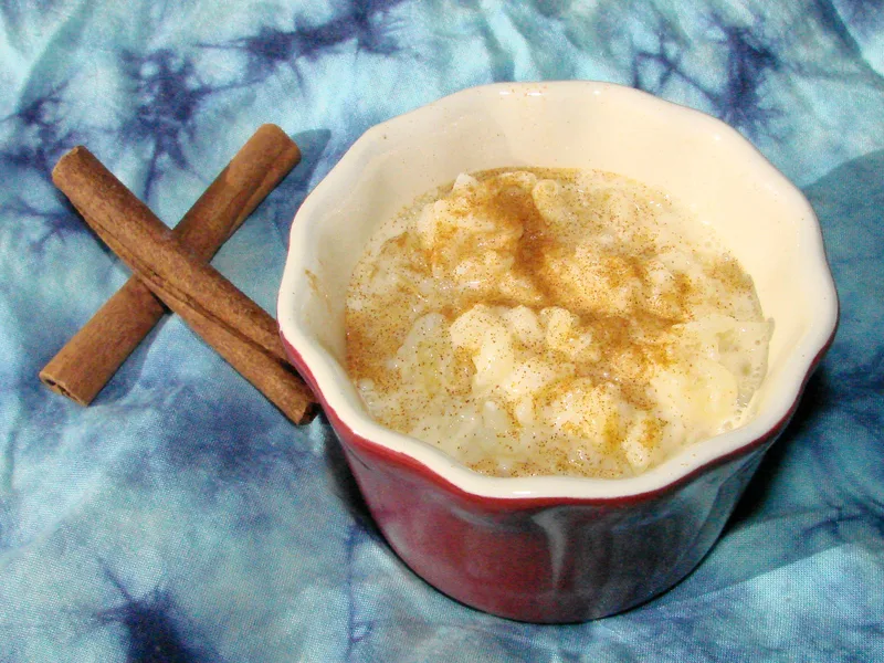 Heart Healthy Stovetop Cinnamon Rice Pudding with Arborio Rice