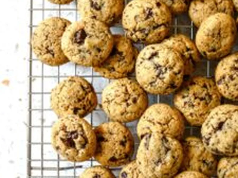 Soft-Baked Almond Flour Mini Chocolate Chip Cookies